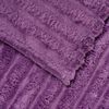 vidaXL Coperte da Pile 6 pcs Viola 240 x 220 cm Panno