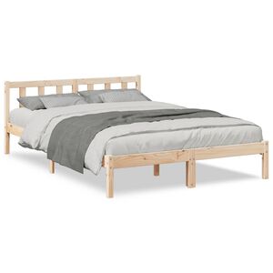 vidaXL Letto Extra Lungo senza Materasso 160x220 cm in Legno di Pino
