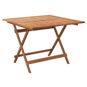 vidaXL Tavolo da Giardino Pieghevole 90x90x75 cm Legno Massello Acacia