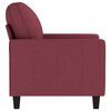 vidaXL Poltrona Rosso Vino 60 cm in Tessuto