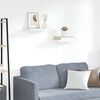 vidaXL Scaffali a Parete 2 pz Rovere e Bianco 40x23x3,8 cm in MDF