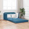 vidaXL Divano letto 110cm Blu Velluto