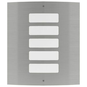 vidaXL Appliqu&egrave; lampione da giardino in acciaio inox per interni ed esterni