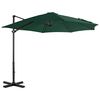 vidaXL Ombrellone da Giardino con Base Portatile Antracite