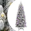vidaXL Albero di Natale artificiale con 300 LED Bianco 210 cm