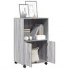 vidaXL Mobiletto con Ruote Grigio Sonoma 55x40x91cm in Truciolato