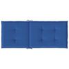 vidaXL Cuscini per Sedie 6 pz Blu Reale 120x50x3 cm in Tessuto