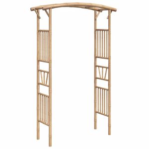 vidaXL Arco da Giardino per Rose in Bamb&ugrave; 118x40x187 cm