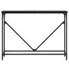 vidaXL Tavolo consolle Rovere Nero 102 x 23 x 75 cm Legno multistrato