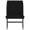 vidaXL Sedia Lounge Nera 52x75x76 cm in Tessuto