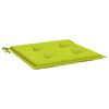 vidaXL Cuscini per Sedia 6 pz Verde Brillante 50x50x4cm Tessuto Oxford
