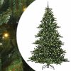vidaXL Albero di Natale Artificiale con Rami Pieghevoli Verde 210 cm