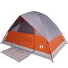 vidaXL Tenda da Campeggio a Cupola 2 Persone Arancione Impermeabile