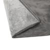 vidaXL Coperta 100x150 cm Pelliccia di Coniglio Sintetica Grigio Scuro