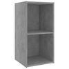 vidaXL Mobili TV 2 pz Grigio Cemento 72x35x36,5cm in Legno Multistrato