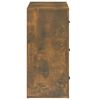vidaXL Credenza Rovere Fumo 80x33x70 cm in Legno Multistrato