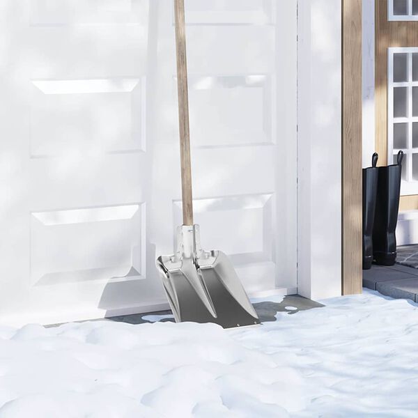 vidaXL Testa di Pala 4 pcs Argento 41,5 x 32,5 cm Alluminio