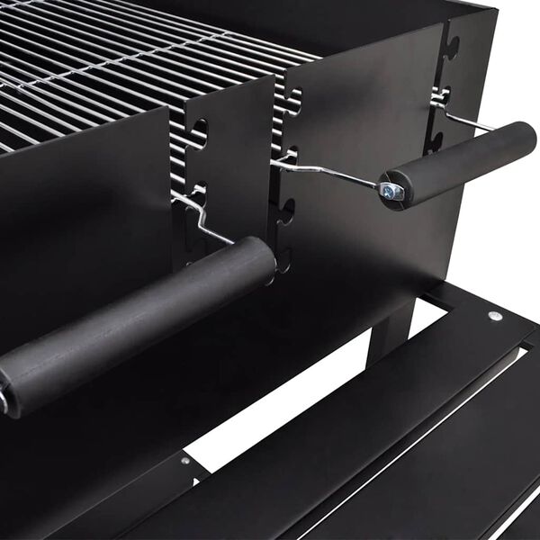 vidaXL Supporto per BBQ a Carbonella con 2 Ruote