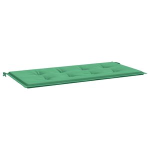 vidaXL Cuscino per Panca Verde 120x50x4 cm in Tessuto Oxford
