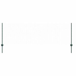 vidaXL Recinzione esagonale con palo 50 x 0,8 m Verde Rete