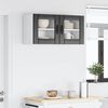 vidaXL Mobile da cucina 2 pcs Nero 40 x 31 x 40 cm Legno multistrato