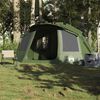 vidaXL Tenda da Pesca per 5 Persone Verde Oliva Impermeabile