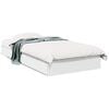 vidaXL Giroletto con Cassetti Bianco 100x200 cm in Legno Multistrato