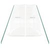 vidaXL Serra con Telaio in Acciaio Bianco 12 m&sup2; 6x2x2,85 m