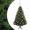 vidaXL Albero di Natale artificiale con palline 120 cm 150 LED