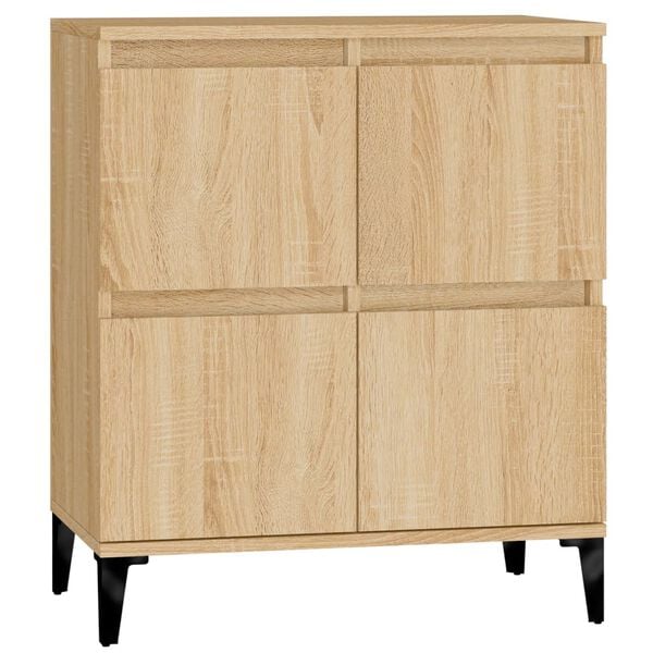 vidaXL Credenza Rovere Sonoma 60x35x70 cm in Legno Multistrato