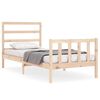 vidaXL Letto senza Materasso 90x190 cm in Legno Massello di Pino