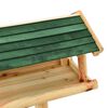vidaXL Mangiatoia Uccelli con Supporto 37x28x100 cm in Legno Abete