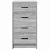 vidaXL Credenza Grigio sonoma 40 x 41 x 75 cm Legno multistrato