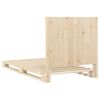 vidaXL Giroletto con Testiera 100x200 cm Legno Massello di Pino