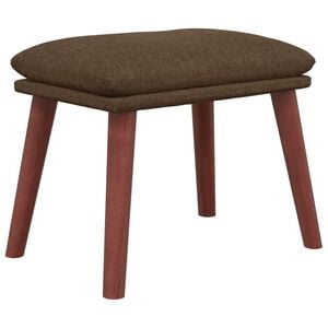 vidaXL Poggiapiedi Marrone 45x29,5x35 cm in Tessuto
