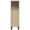 vidaXL Set Mobili da Bagno 3 pz Rovere Sonoma in Legno Multistrato