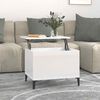 vidaXL Tavolino Salotto Bianco Lucido 60x44,5x45 cm Legno Multistrato