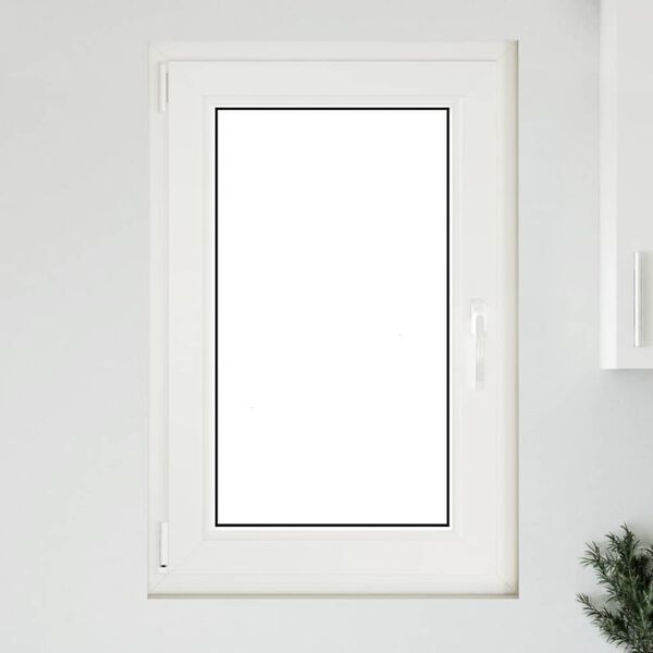 vidaXL Finestra Seminterrato RISOR 60x80 cm Anta Ribalta DIN Sinistra