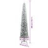 vidaXL Albero di Natale artificiale con 300 LED Verde 300 cm