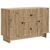 vidaXL Credenza Rovere Artigianale 89 x 34,5 x 60 cm