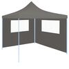vidaXL Parete con Finestre per Gazebo 4x2 m Antracite