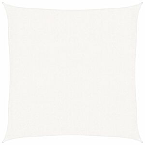 vidaXL Vela Parasole in HDPE Quadrata 2x2 m Bianca