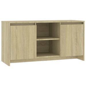vidaXL Mobile Porta TV Rovere Sonoma 102x37,5x52,5 cm in Truciolato