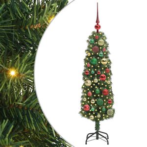 vidaXL Albero di Natale artificiale con 150 LED Verde 120 cm