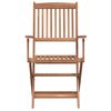 vidaXL Set da Pranzo da Giardino 5 pz in Legno Massello di Acacia