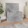 vidaXL Contenitore Grigio Cemento 50x30x28 cm in Legno Multistrato