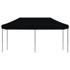 vidaXL Tenda da Festa Pieghevole Pop-Up Nero 580x292x315 cm
