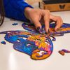 UNIDRAGON Puzzle in Legno 199 pz Intergalaxy Butterfly Medio 32x23 cm