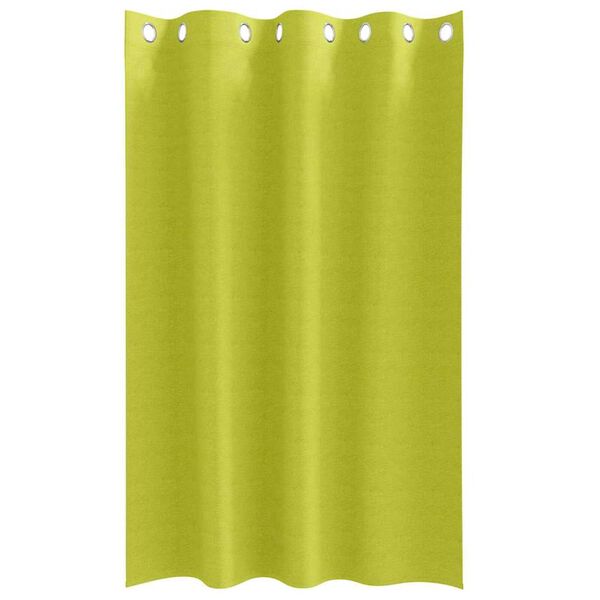 vidaXL Tende Blackout con Anelli 2 pcs Verde 175 x 140 cm Poliestere