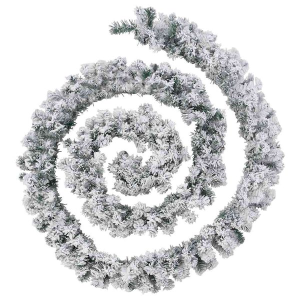 vidaXL Ghirlanda Natalizia con Luci a LED 10 m in PVC Verde